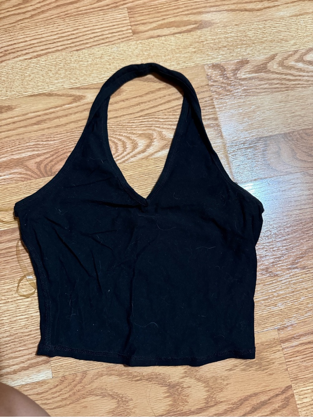 Bozzolo Black Halter Crop Top - Women Tops